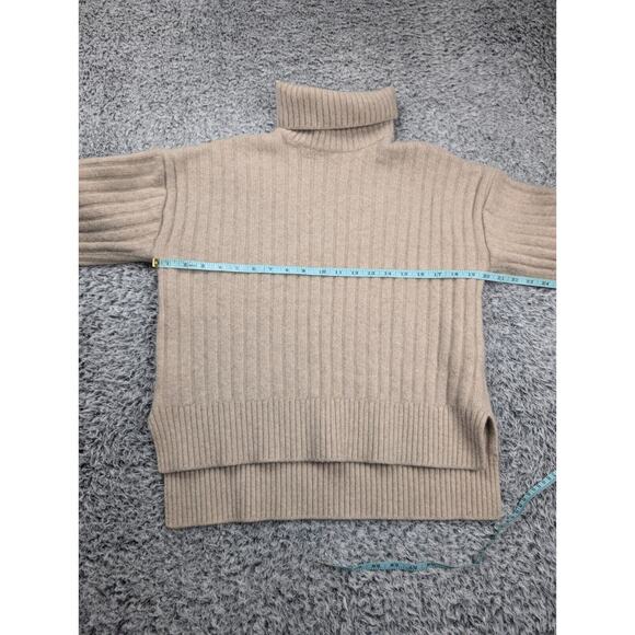 BPLAN Sweater Women Large Beige Long Sleeve Casual Wool Classiccore Turtleneck - Picture 2 of 7